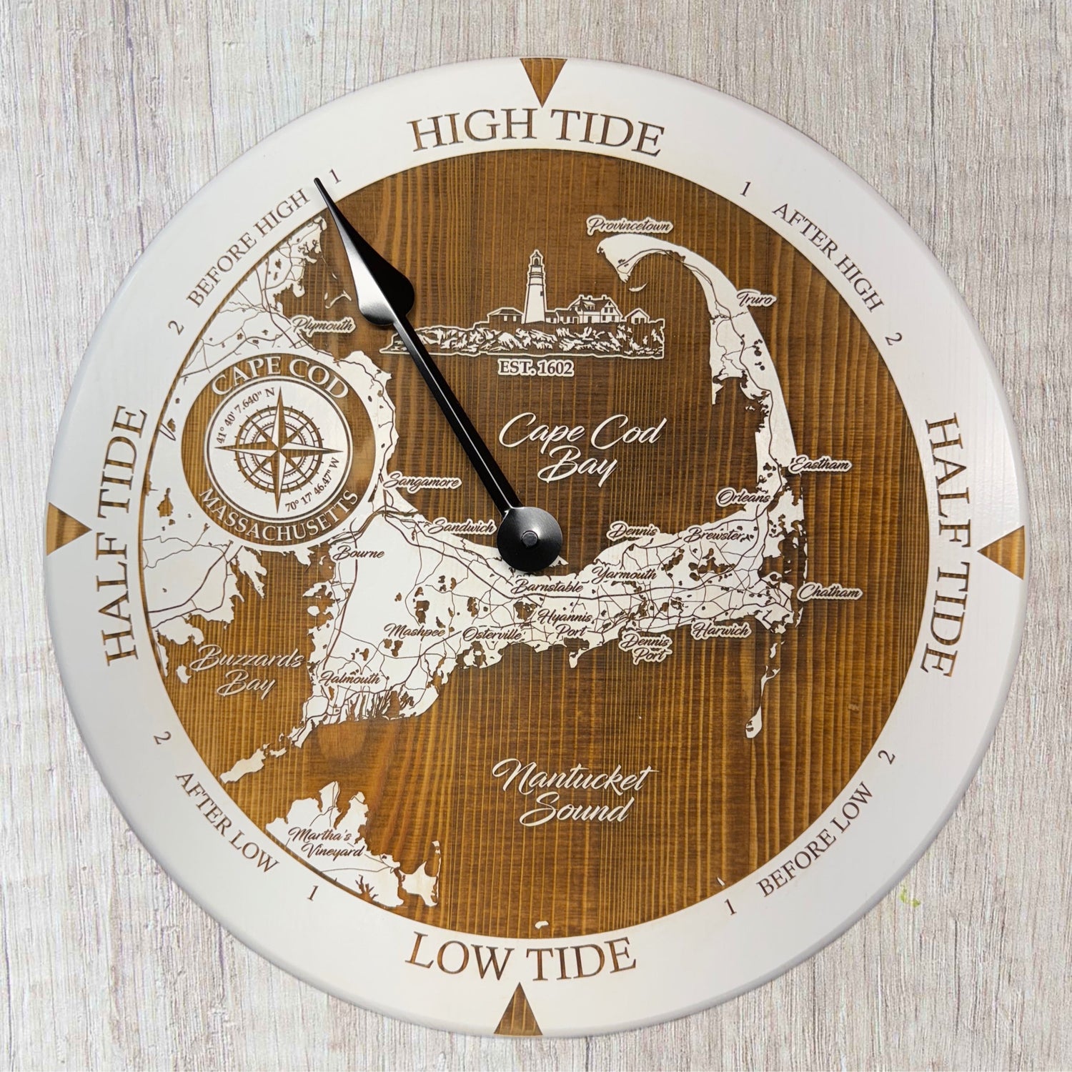 Massachusetts Tide Clock Collection