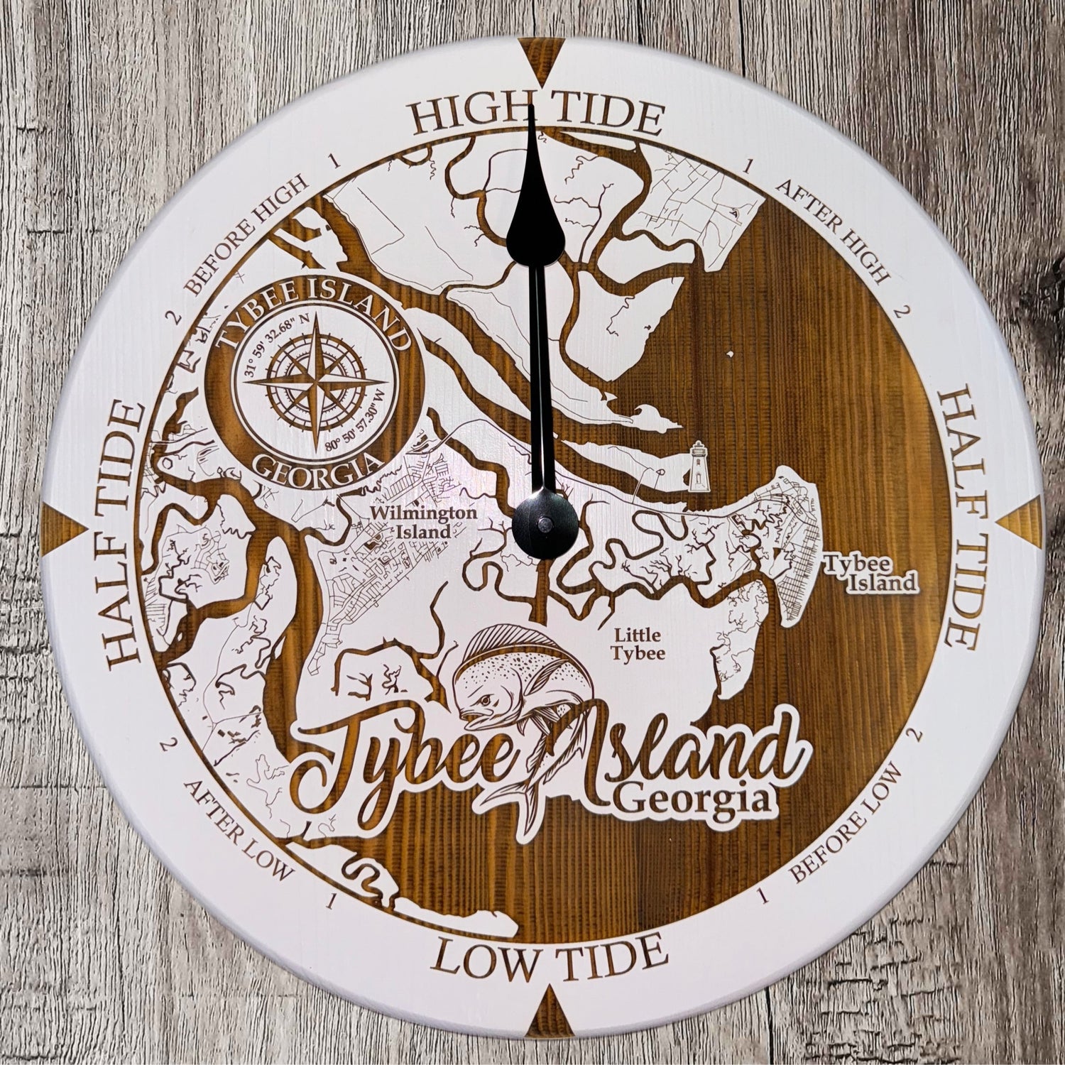 Georgia Tide Clock Collection